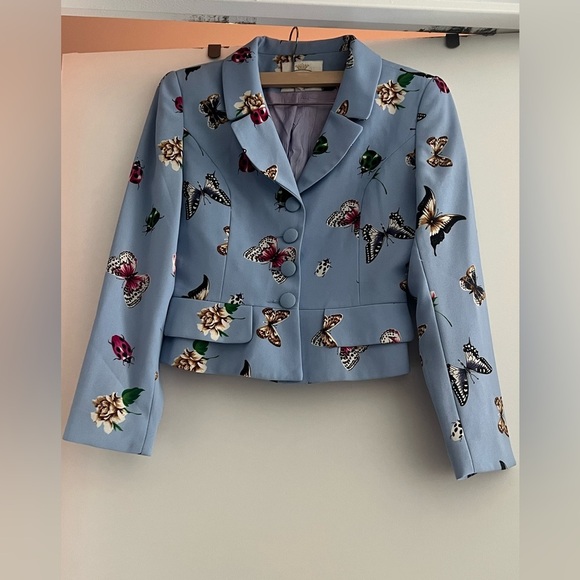 Viśage Royal Jackets & Blazers - Visage Royal Vintage Butterfly Ladybug Insect Beetle Floral Blazer | Size 4